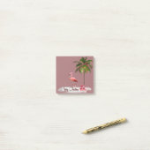 Flamingo Natalino Solitário ポストイット (デスク上)