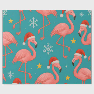 Flamingo Noel: Winter Wishes  ラッピングペーパー