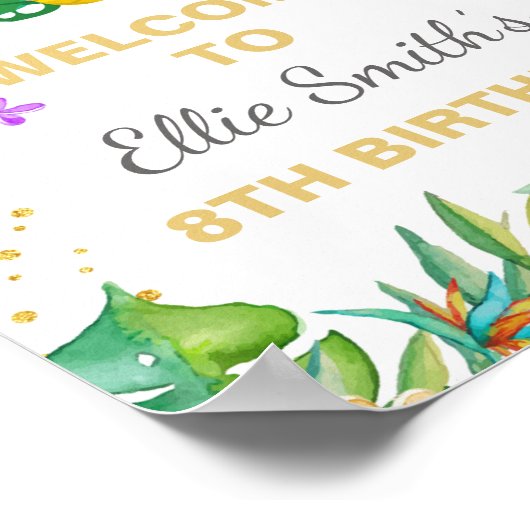 Flamingo Outdoor Signs ポスター (角)