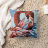Flamingo Painting - Gift for Flamingo Lovers クッション (ブランケット)