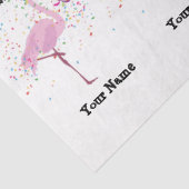 Flamingo Partying – 誕生日パーティーで動物 薄葉紙 (詳細)