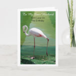 Flamingo Personalised Husband Birthday カード<br><div class="desc">Greeting card flamingo husband birthday card. Customise this birthday card with any text then have it printed and sent to you or instantly download it to your mobile device. Should you require any help with customising then contact us through the link on this page. Wildlife photography personalised husband birthday card...</div>