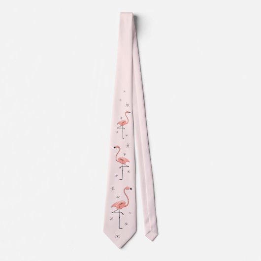 Flamingo Pink tie ネクタイ (正面)