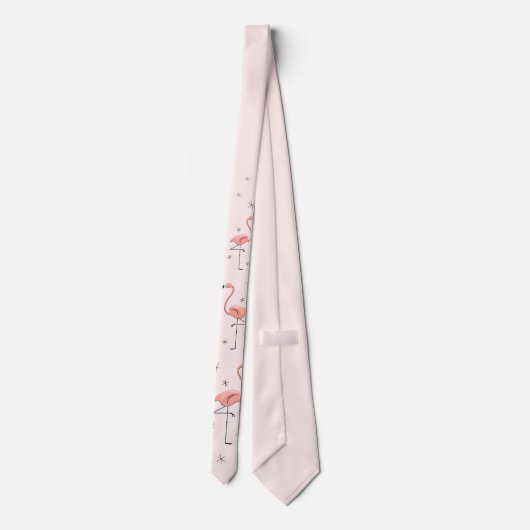 Flamingo Pink tie ネクタイ (裏面)