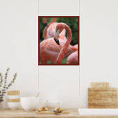 Flamingo Pose 20x24プリント – その他のサイズも ポスター (キッチン)