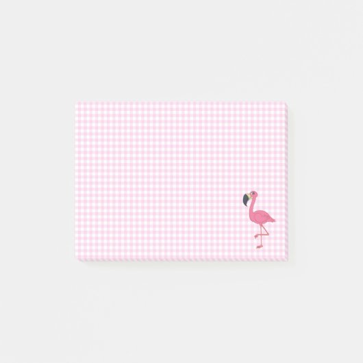 Flamingo Post-it®メモ4 x 3 ポストイット (正面)