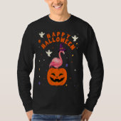 Flamingo Pumpkin  Flamingo  Pumpkin Scary Hallowee Tシャツ (正面)