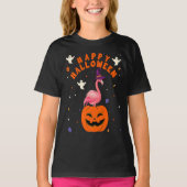 Flamingo Pumpkin  Flamingo  Pumpkin Scary Hallowee Tシャツ (正面)