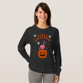 Flamingo Pumpkin  Flamingo  Pumpkin Scary Hallowee Tシャツ (正面フル)