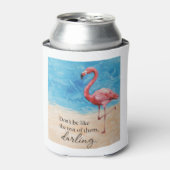 Flamingo Quote Can Cooler  缶クーラー (缶正面)