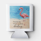Flamingo Quote Can Cooler  缶クーラー (裏面)
