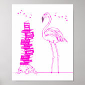 Flamingo Reading ポスター (正面)