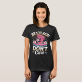Flamingo Sommer Shirt mit Spruch Tシャツ (正面フル)