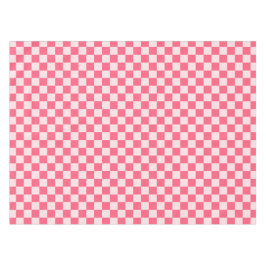 Flamingo sorbet checkerboard pattern テーブルクロス