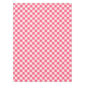 Flamingo sorbet checkerboard pattern テーブルクロス (正面)
