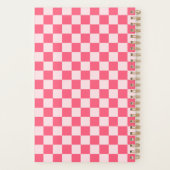 Flamingo sorbet checkerboard pattern プランナー手帳 (裏面)