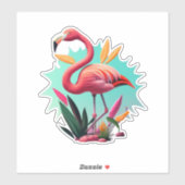 Flamingo Stickers for Everyお祝い シール (シート)