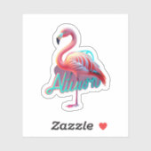 Flamingo Stickers for Every大事な行事 シール (シート)