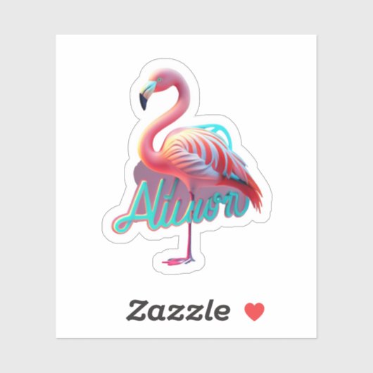 Flamingo Stickers for Every大事な行事 シール (シート)