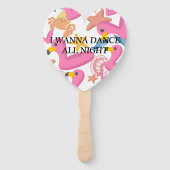 Flamingo summer party ハンドファン (裏面)