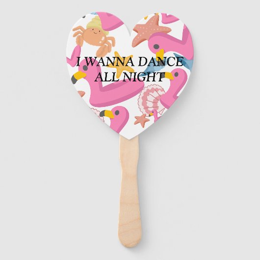 Flamingo summer party ハンドファン (裏面)