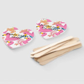 Flamingo summer party ハンドファン (組立なし)