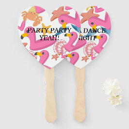 Flamingo summer party ハンドファン