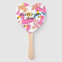 Flamingo summer party ハンドファン