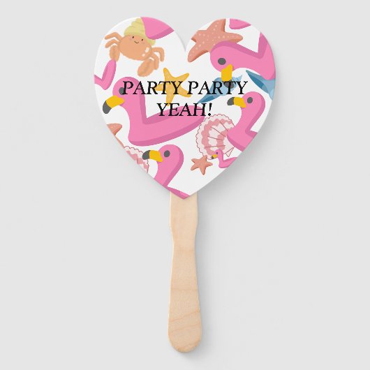 Flamingo summer party ハンドファン (正面)