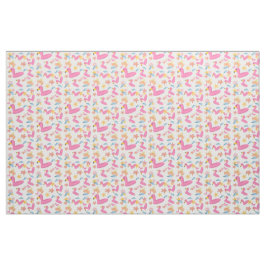 Flamingo summer party  ファブリック