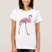 Flamingo Sunglasses Tシャツ (正面)