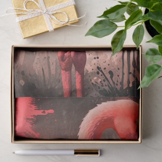 Flamingo Tissue/Decoupage Paper 薄葉紙 (ギフト)