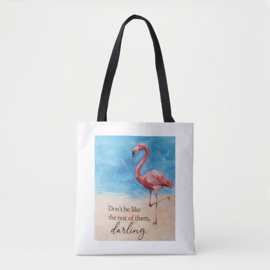 Flamingo tote bag トートバッグ (正面)