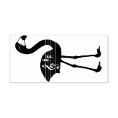 Flamingo Trebleクレフ、 音符記号スタンプ（右向き） ラバースタンプ (インプリント)