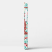 Flamingo Tropical:ヴィンテージフローラ壁紙 Case-Mate iPhoneケース (裏面 / 左)