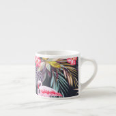 Flamingo Tropical：夏の継ぎ目のないパターン エスプレッソカップ (右)