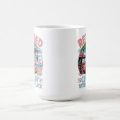 Flamingo Tropical Beach Retirement Humor コーヒーマグカップ (中央)