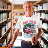 Flamingo Tropical Beach Retirement Humor Tシャツ