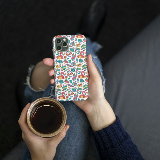 Flamingo Tropical Summer Pattern  Case-Mate iPhoneケース