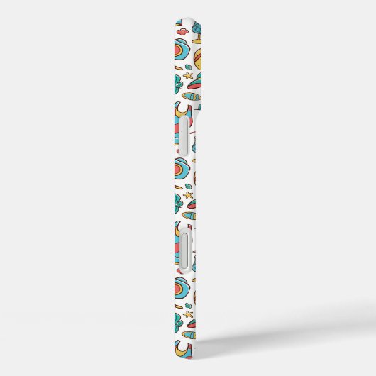 Flamingo Tropical Summer Pattern  Case-Mate iPhoneケース (裏面 / 右)