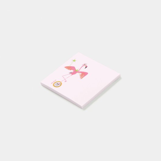 Flamingo Unicycle Post-Itメモ ポストイット (アングル)