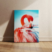 Flamingo wall art ポスター