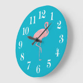Flamingo Wall Clock ラージ壁時計 (傾斜)