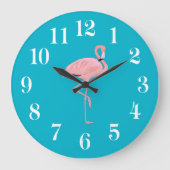 Flamingo Wall Clock ラージ壁時計 (正面)