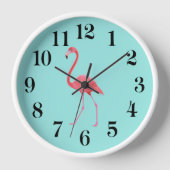 Flamingo Wall Clock 壁時計 (正面)