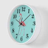 Flamingo Wall Clock 壁時計 (傾斜)
