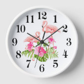 Flamingo Wall Clock 壁時計 (正面)