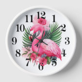 Flamingo Wall Clock 壁時計 (正面)