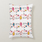 Flamingo with crown seamless pattern. アクセントクッション (正面(垂直))