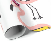 Flamingo with crown seamless pattern. ラッピングペーパー (ロールコーナー)